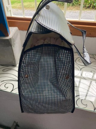 Bolso Vintage Cuadros Bebé