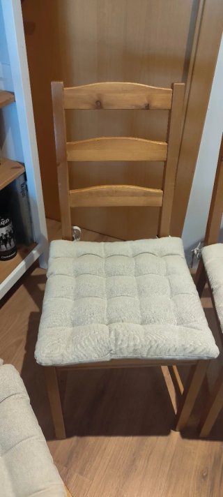 Juego 4 Sillas Madera Ikea