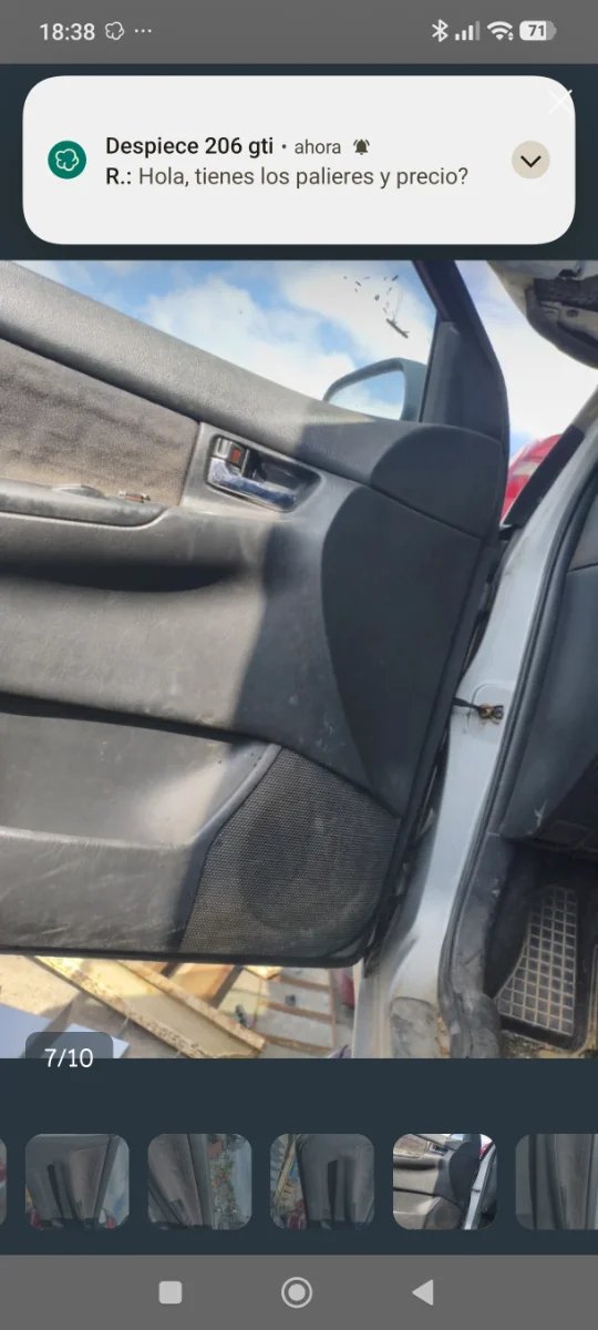 Tapizado conductor Toyota Corolla