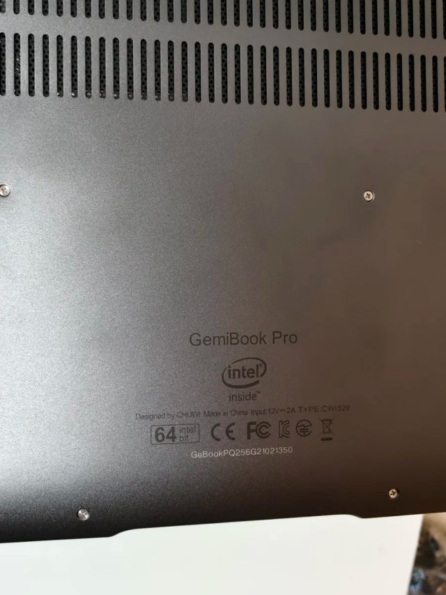 Ordenador Portátil GemiBook Pro Intel 12GB 256GB
