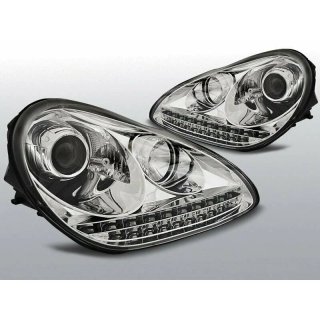 Faros Xenon para Porsche Cayenne de 2002 a 2007 Cr
