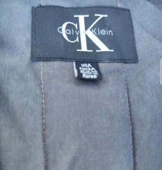 Gabardina Calvin Klein azul Marino nueva