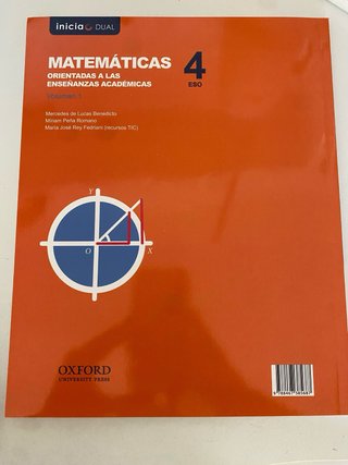 Matemáticas orientadas 4 ESO