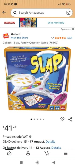 Oferta❤️Juego de mesa Slap
