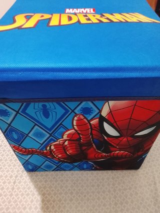 Pouf Contenitore Spider-Man Marvel Blu/Rosso