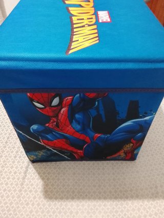 Pouf Contenitore Spider-Man Marvel Blu/Rosso