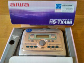 Walkman Aiwa HS-TX496 Radio Cassette Vintage