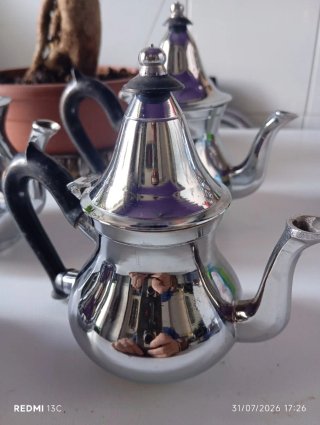 Caffettiera/Teiera Grande in Metallo