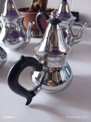 Caffettiera/Teiera Grande in Metallo
