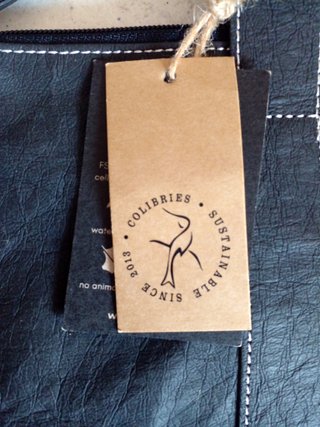 Borsa donna in carta FSC nera