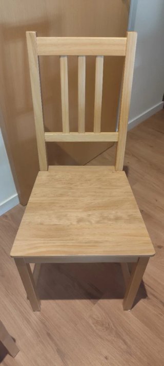 Par de Sillas Ikea Madera Beige