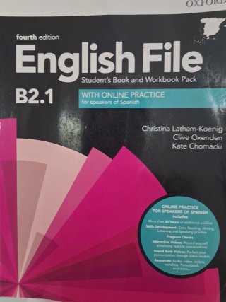 Libro de inglés. English File. B2.1