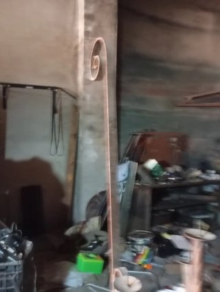 Candelabro gigante hierro forjado