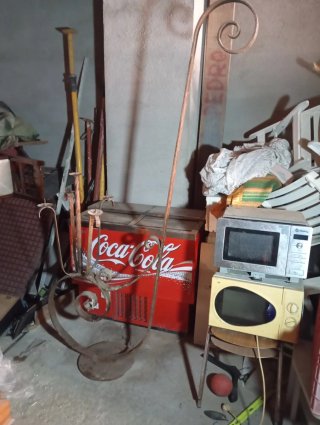 Candelabro gigante hierro forjado