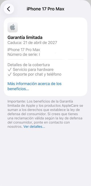 iPhone 17 Pro Max 256GB Azul con Factura