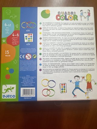 Juego infantil Quadri Color DJECO 6-12 años