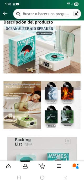 Altavoz Bluetooth retro nuevo a estrenar