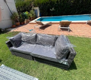 Conjunto jardín 4 piezas sin estrenar