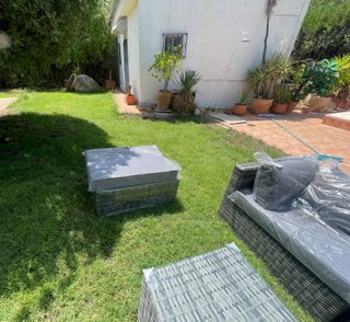 Conjunto jardín 4 piezas sin estrenar