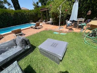 Conjunto jardín 4 piezas sin estrenar