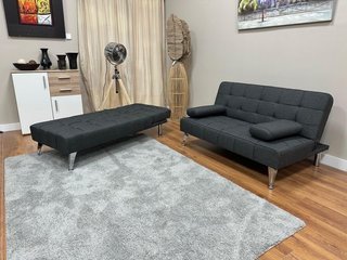 Sofá Chaise Longue Convertible Gris