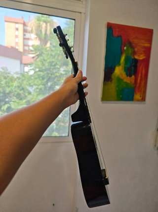 Ukelele Martin Smith Negro con funda