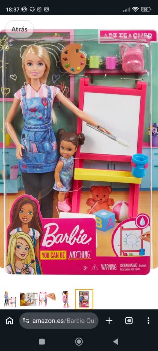 Barbie Profesora y Alumna Sin Abrir