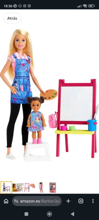 Barbie Profesora y Alumna Sin Abrir
