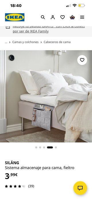 Almacenaje para cama IKEA SILÄNG