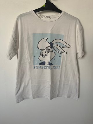 Camiseta Blanca Powerful Girl