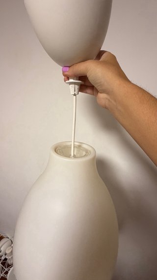 Lámpara colgante blanca