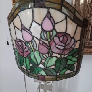 Lampada Tiffany Vetro Cristallo H.48
