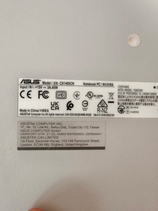 Ordenador Portátil ASUS Chromebook 8GB Intel N3350
