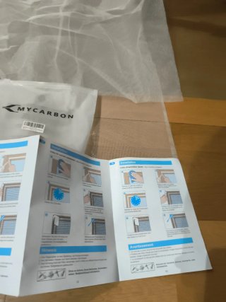 Mosquitera MYCARBON 2uds 110x110cm