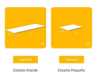 Estanterías modulares de madera