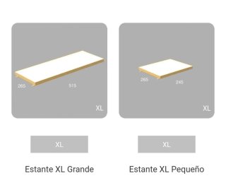 Estanterías modulares de madera