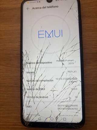 Móvil Xiaomi Negro/Azul Pantalla Rota