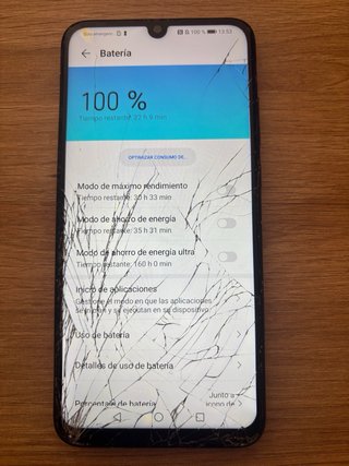 Móvil Xiaomi Negro/Azul Pantalla Rota