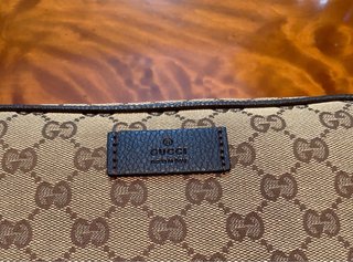 Riñonera Gucci GG Supreme Beige/Marrón