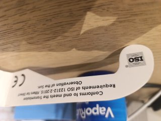 Gafas para eclipse solar ISO 12312-2 CE