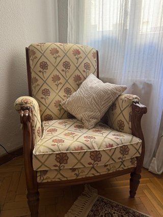 Sillón Orejero Individual Tapizado