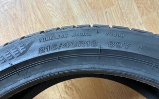 2 Bridgestone Turanza T005 215/40/18 89Y