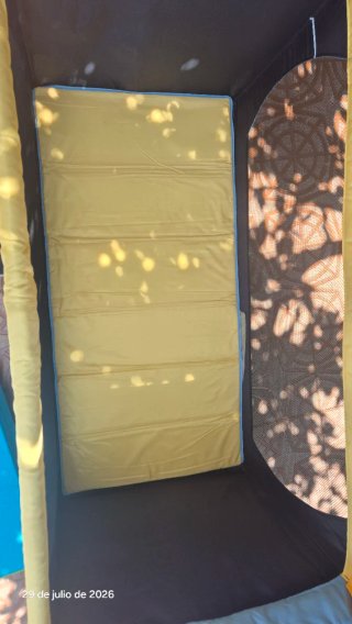 Cuna de viaje plegable