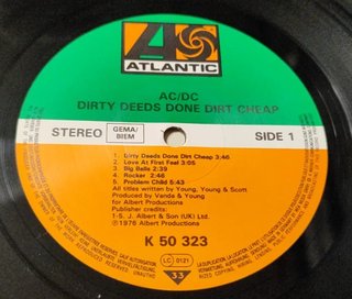 AC/DC - Dirty Deeds Done Dirt Cheap Vinilo - LP