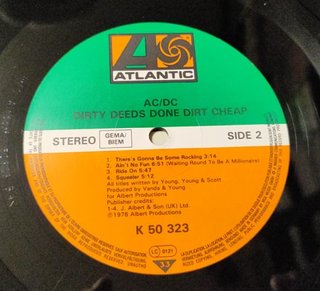 AC/DC - Dirty Deeds Done Dirt Cheap Vinilo - LP