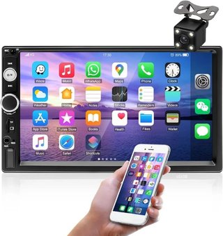Podofo 7 2DIN Radio Coche Pantalla Táctil