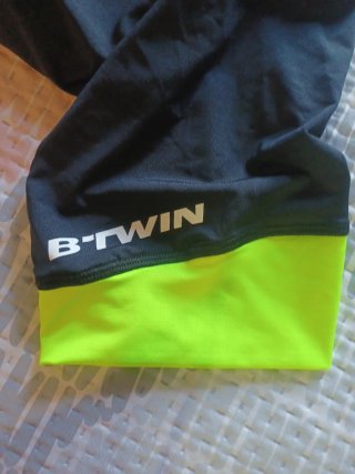 Culotte niño/a Btwin negro y amarillo