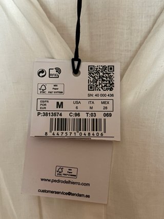 Vestido romántico encaje Pedro del Hierro