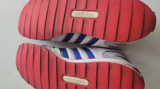 Zapatillas Adidas Blancas y Azules