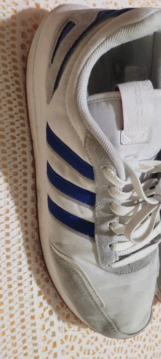 Zapatillas Adidas Blancas y Azules